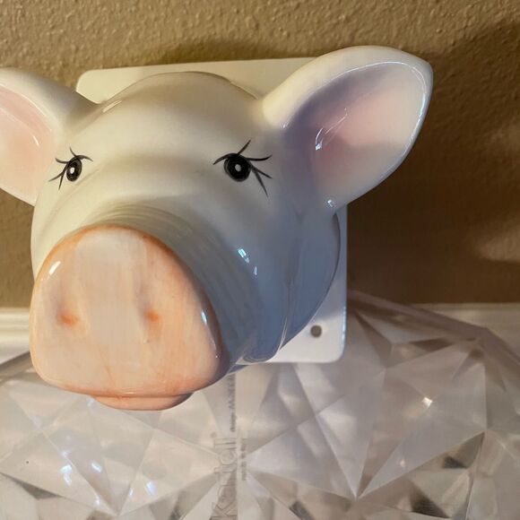 Vintage Hand Painted Pig Wall Mount Taiwan - Picture 4 of 16